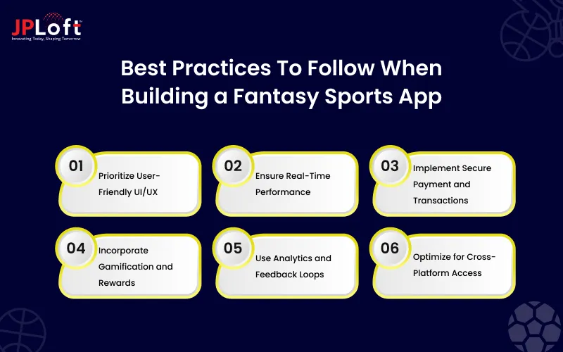 Best Practices To Follow When Building a Fantasy Sports App